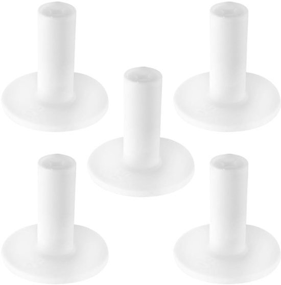- Rubberen Golf Tee Houder - Golfaccessoires voor Buiten en Binnen - 5 Stuks - Ideaal voor Beginners en Gevorderden - Rubber Golf Tee - Voo...