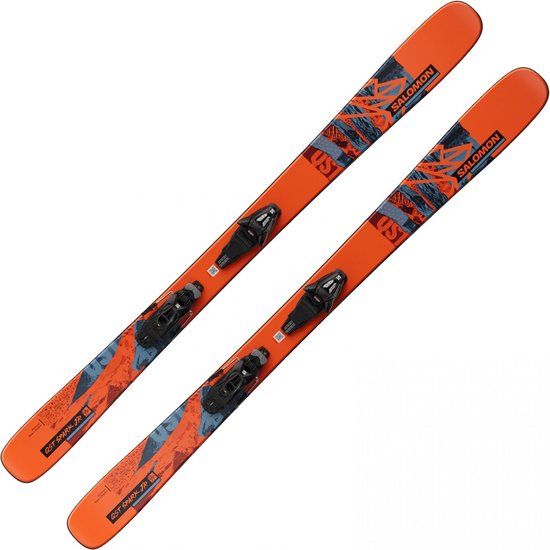 SALOMON - L QST SPARK Jr S + C5 GW J85 - 133 - Flame/Copen Blue/Black
