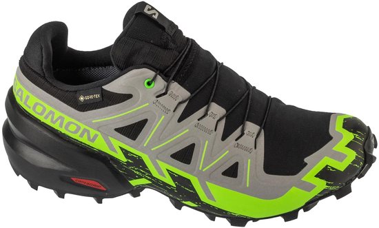 SALOMON - Shoes SPEEDCROSS 6 GTX - 8.5 - Black/Allo/Grgeck