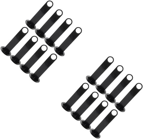 Schijfkegelhouders - Marker Tray - Sport Training - Draagbaar Handvat - 21 x 20 x 93 cm - Zwart