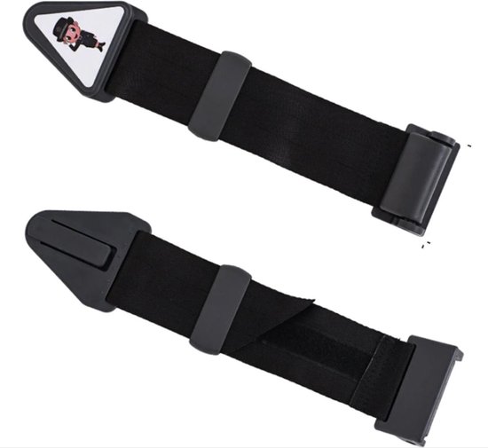 Scoby - Gordelgeleider - Gordeltussenstuk - Gordelverkleiner voor kinderen - Kindergordel - Tussenstuk voor gordel - Zwart van Scoby