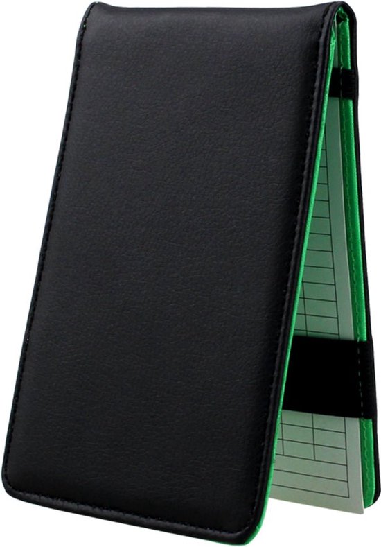 Scoreboekje - INCLUSIEF scorekaart & potlood - Stevige KWALITEIT - PU Leer - Golf Scoreboekje - Score kaart - Mapje - Boek - Golf accessoires - Cadeau van Boilly Golf