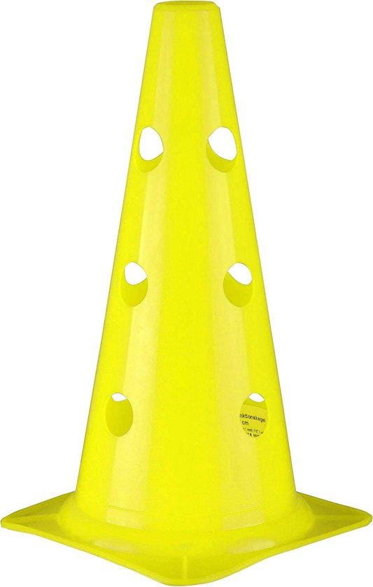 Set van 1 Gele Trainingskegel 30cm - Conus voor Sport & Fitness Training van Merkloos