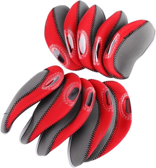 Set van 10 Neopreen Golfijzer Headcovers - Waterdicht en Beschermend