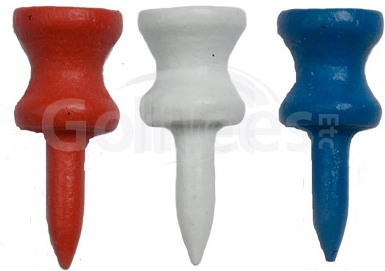 Set van 100 Golf Tee's - Standaard Hoogte voor Optimale Slagen