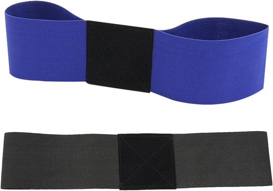 Set van 2 Armcorrectie Golf Swing Trainingshulpmiddel Zwart-Blauw