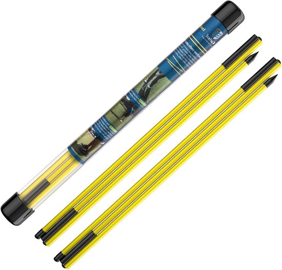 Set van 2 Golf Alignment Sticks van 122 cm, Opvouwbare Swing Trainer voor Aiming, Positie en Houding Correctie, Ideaal voor Golf Training en Oefeningen