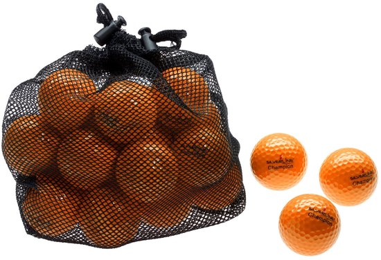 Set van 25 Golfballen Champion Oranje