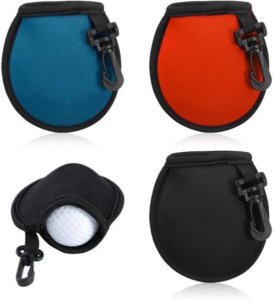 Set van 3 Draagbare Golftassen met Reinigingsaccessoires - Voor Golfballen
