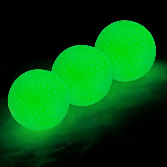 Set van 3 Gloeiende Golfballen