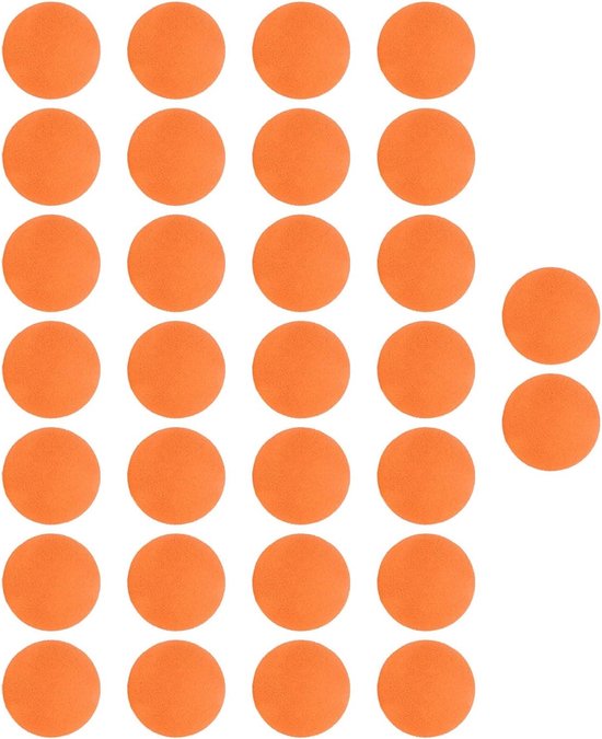 Set van 30 zachte EVA foam golfballen van 21.5mm voor mannen en vrouwen, ideaal voor binnen- en buitentrainingen, perfect voor beginners en professionals