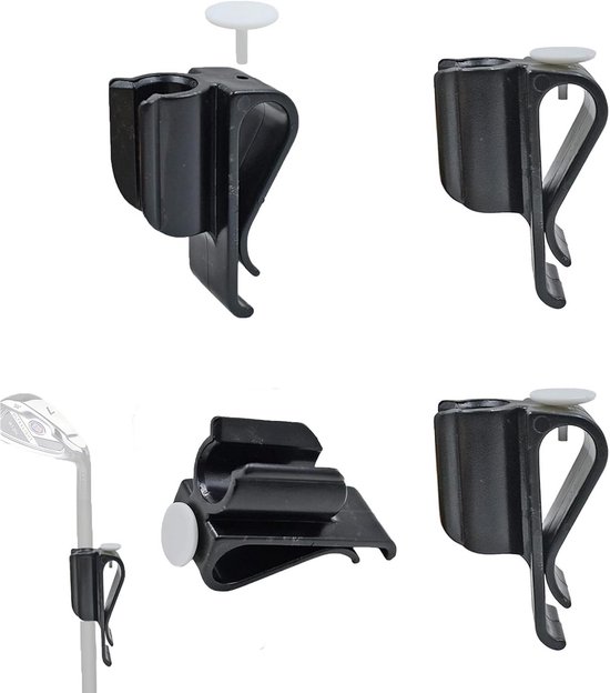 Set van 4 Golfclub Tas Clips voor Putter en Balmarkeerder