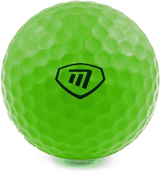 Set van 6 Zachte Oefengolfballen Groen - Veilig Binnen en Buiten Golf Trainen