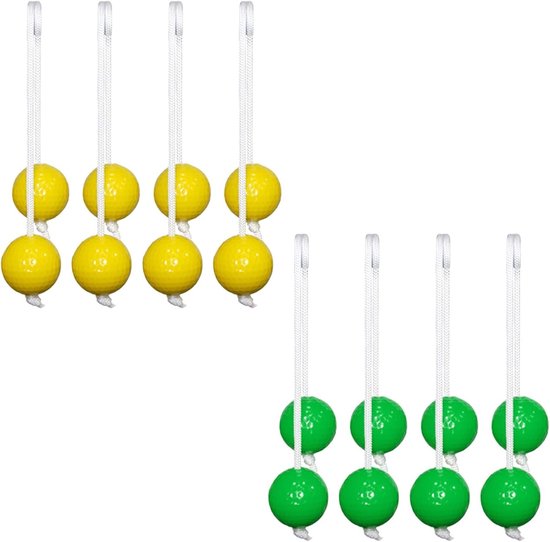 Set van 8 Ladder Golf Trainingsballen voor Buiten - Duurzame en Niet-Tangelende Golfballen voor Gooi Spellen en Sportieve Activiteiten