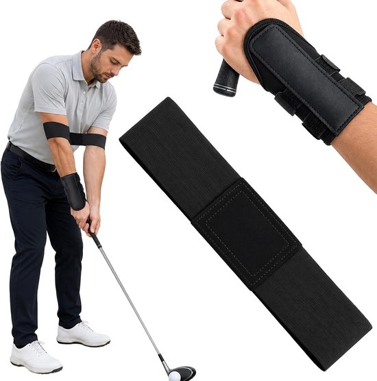 Set van elastische golfswing trainer banden voor verbeterde swingtechniek en krachttraining in golf