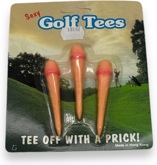 Sexy Penis Golf Tees - Humoristische Golf Accessories