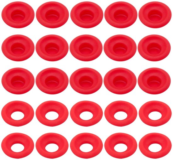 Siliconen rubber gaskets washers 50pcs - hoge druk afdichtingen - volledig en half bedekt - perfect voor thuisbrouwerij - ShopVlot