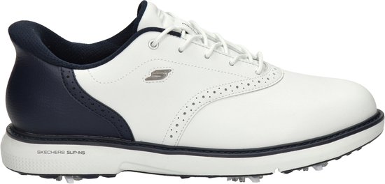 Skecehrs Hands Free Slip-In Golf Pro Prestige heren golfschoen - Wit blauw - Maat 44 van Merkloos