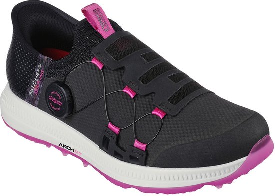 Skechers Go Golf Elite 5-slip in zwart-roze van Skechers