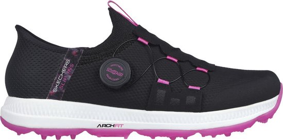 Skechers Go Golf Elite 5-slip in zwart-roze van Skechers