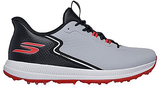 Skechers Go Golf Elite 6 Heren Golfschoenen Grijs Zwart Rood van Merkloos