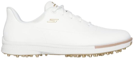 Skechers Go Golf Jasmine 2GF Dames Golfschoenen Wit Goud van Merkloos