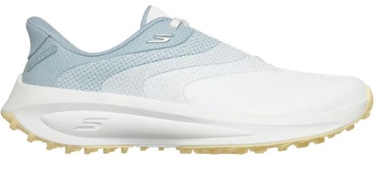 Skechers Slip+Ins Flow SI Dames Golfschoenen Wit Lichtblauw van Merkloos