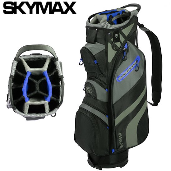 Skymax LW Cartbag Golftas, zwart/blauw van Skymax