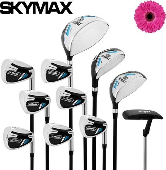 Skymax S1 Complete Golfset Zonder Tas (Dames Rechtshandig Graphite +1 inch) van Skymax