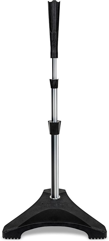 Slag Hulp - Honkbal Softbal - Trainen Slagkracht - Zware Standaard Basis - Verstelbaar 25-43 inch - Zwart