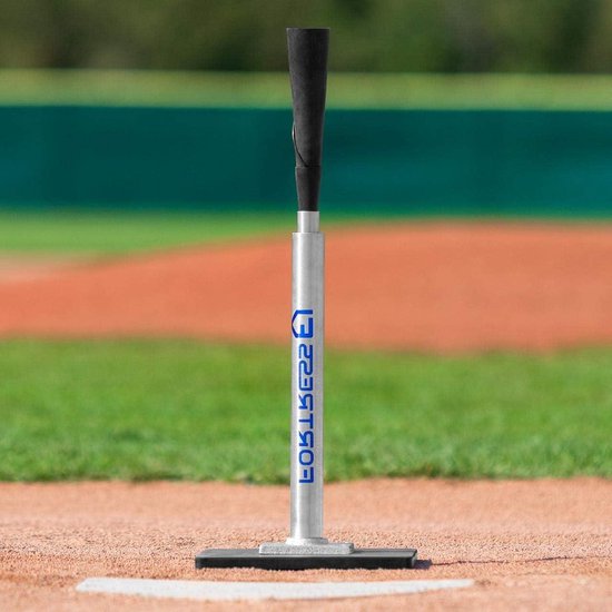 Slagstang Honkbal - Oefen Tee - Slagtechniek Verbeteren - Verstelbare Hoogte - 24 tot 46 inch - Zilver
