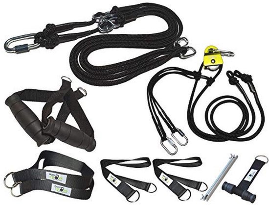 Slingtrainer voor Krachttraining Thuis en Buiten - Professionele Slingtrainingsset van Merkloos