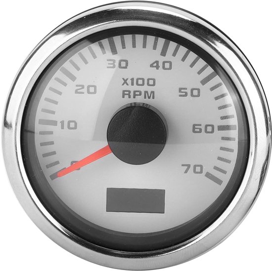 Snelheidsmeter - Toerenteller - Voertuig Meten - Waterdicht IP67 - 52 mm - Zwart