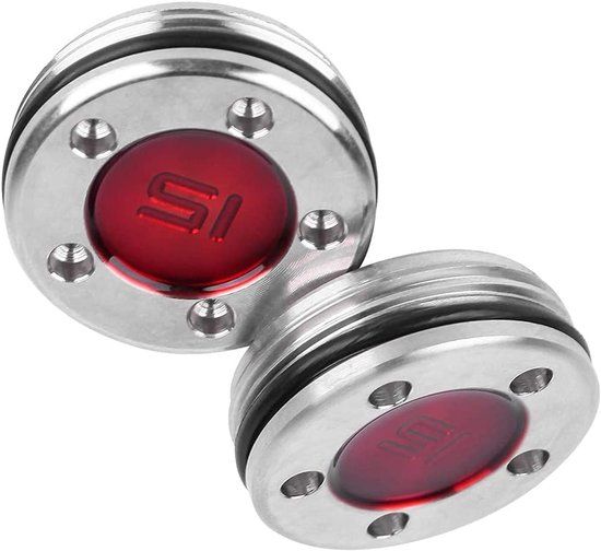 SnelShoppen - 2 Stuks Golf Aangepaste Putter Gewichten 15g met O-Ringen - Hoogwaardige Metalen Putter Gewichten voor Golfclubs