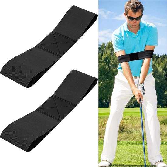 SnelShoppen - 2 Stuks Golf Swing Trainer Houdingscorrectie, Golf Training Hulp Swing, Golf Pols Trainer, Voor Alle Golfers, Verbeter Swing Houding en