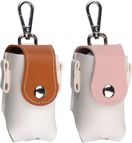 SnelShoppen - 2 Stuks Kleine Heuptas Portable Mini Golfbal Beschermtas, Golfbal Handdoek, Sport Golfbal Tee Houder Heuptas, voor Golfballen Beschermin