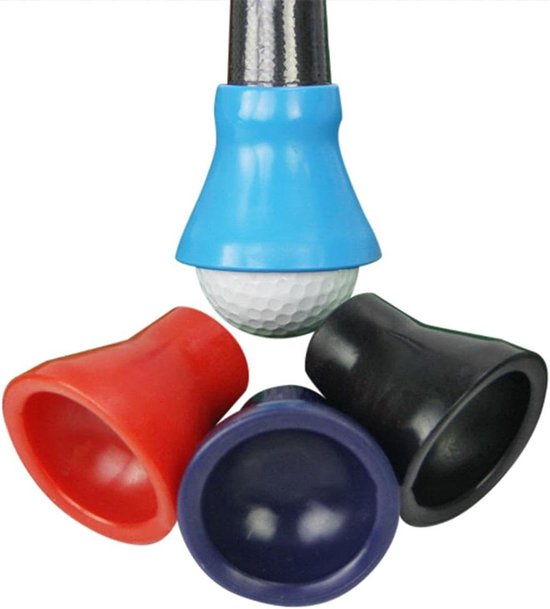 SnelShoppen - 4 Pack Golfbal Picker - Golfbal Retrievers met Zuignap - Golf Accessoires voor Binnen en Buiten - Geen Bukken Nodig - Lichtgewicht PVC