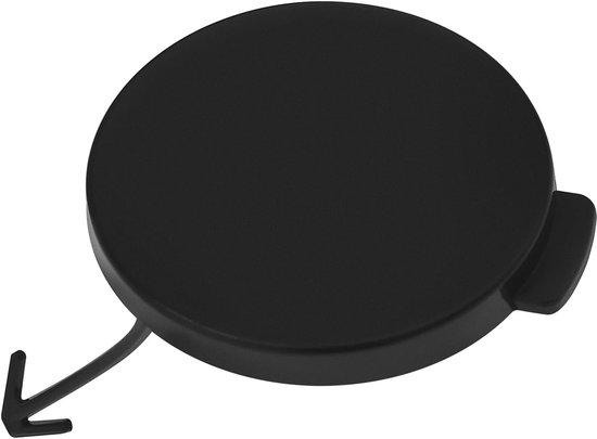 SnelShoppen - Bumperafdekking Trekhaak 5K0807241E Voor GOLF VI MK6 2009-2013 Zwart Plastic Duurzaam Towing Eye Cover van Snelshoppen