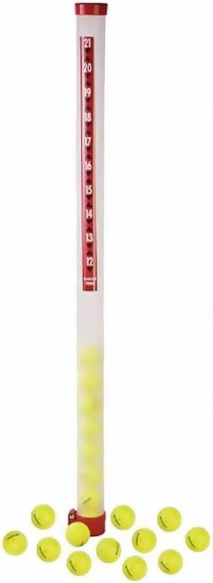 SnelShoppen - Clicka Golfbal Collectie Tube voor 21 Golfballen - Robuuste Golfaccessoires, Universeel Gebruik, Ideaal voor Golfbanen en Training