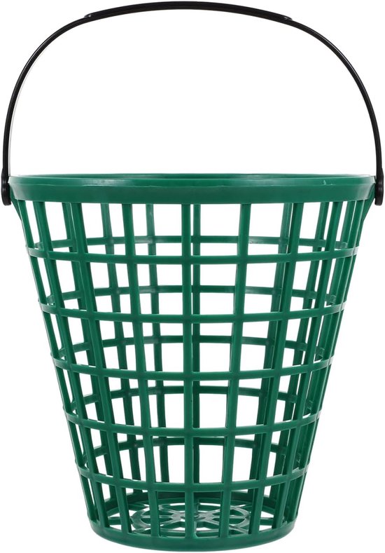 SnelShoppen - Golf bal mand met handvat, 75 stuks golfballen container, stapelbare emmers, roestbestendig, ideaal voor verenigingen en individuen, gro