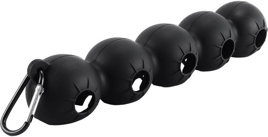 SnelShoppen - Golf Ball Holder voor Tassen, Geschikt voor 5 Golfballen, Eenvoudig Bevestigen Clip Caddy Accessoires voor Mannen Vrouwen, Draagbaar en