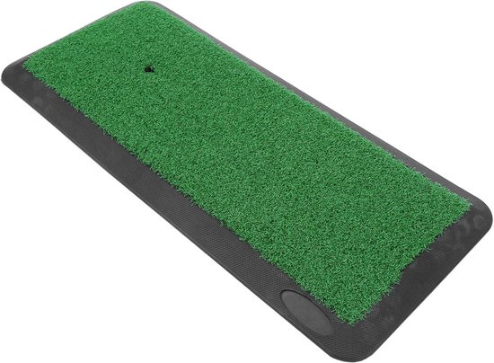 SnelShoppen - Golf oefenmat, kunstgras rubber pad, golf swing oefenmat, binnen en buiten gebruik, anti-slip, schokabsorberend, duurzaam