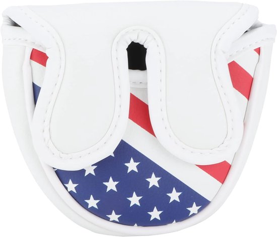 SnelShoppen - Golf Putter Cover - Waterdichte PU Hoofddeksel voor Golf Mallet Putter - Magnetische Sluiting - Stijlvol en Beschermend - Ideaal voor Go
