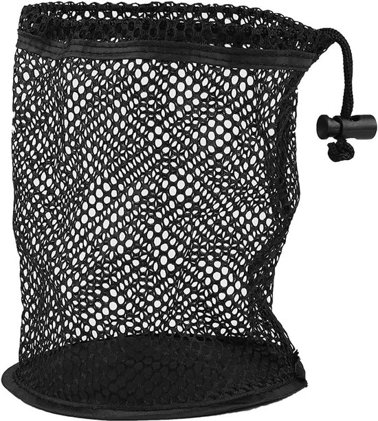 SnelShoppen - Golf Storage Bag, Golfbal Tas met Mesh Stof, Nylon, Opberg Houder voor 50 Golfballen, Ideaal voor Golfbaan en Thuisgebruik