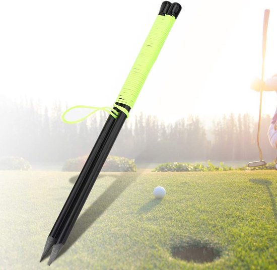 SnelShoppen - Golf Swing Put Rope Stick, Alignment Stick, Trainingshulpmiddel voor Beginners, Verstelbare Lengte, Lichtgewicht en Draagbaar, Ideaal vo
