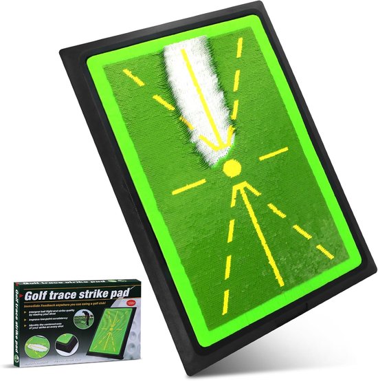 SnelShoppen - Golf Trainingsmat met Swing Pad Feedback - Binnen en Buiten Oefenmat - Verbeter Swing Nauwkeurigheid en Balcontact - Golf Trainer voor B