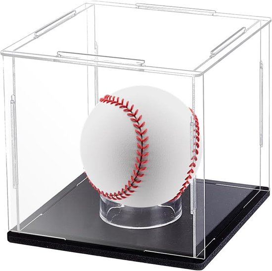 SnelShoppen - Golfbal Display Case Cube Houder Helder Acryl Box Memorabilia Showcase Handtekening Bal Bescherming Vierkante Houder Stand voor Golfbal