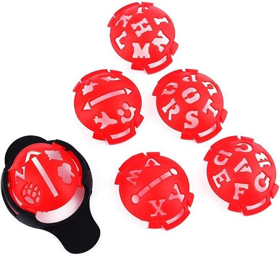 SnelShoppen - Golfbal Lijn Markeringsset, 6-delige Golfbal Schrijfliner Uitlijning Tool voor Golfbal Markeringen, Hoogwaardige ABS Materiaal, Precisie