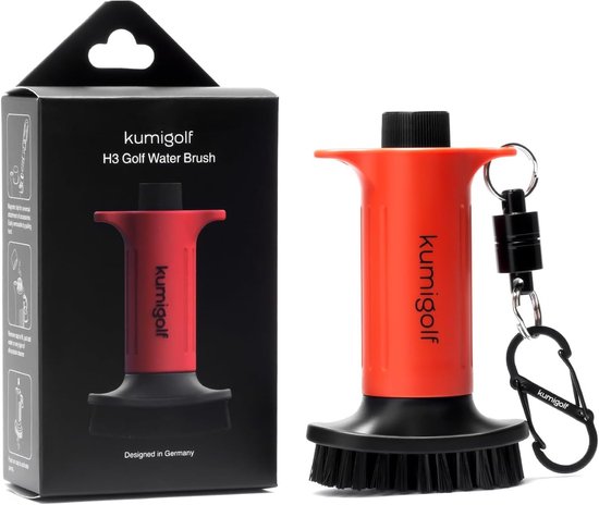 SnelShoppen - H3 Golf Water Brush met Sprayfunctie & Magnetische Clips, Golfclub Borstel en Cleaner, Nylon Borstels voor Racketoppervlakken en Groeven van Snelshoppen