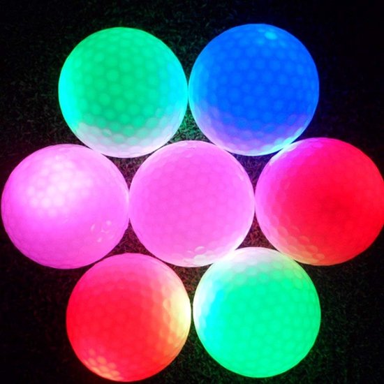 SnelShoppen - LED Golfballen voor Nachttraining - Luminous Glowing Golfballen voor Lange Afstand en Schoten - Perfect voor Golfbaan en Oefening